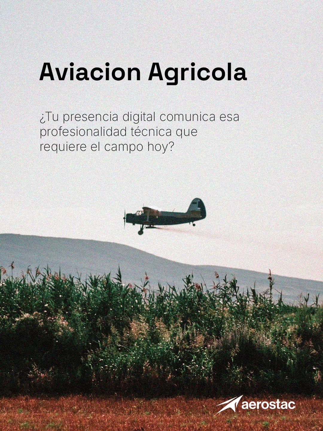 Agricultural aircraft — aviation marketing in Córdoba